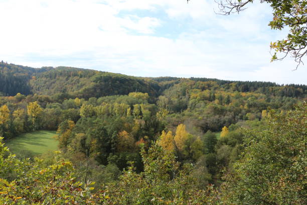 View from Eltz Castle to the Eifel National Park