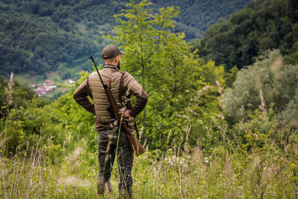 istock Hunter patiently waiting for wildlife to appear 1278468430