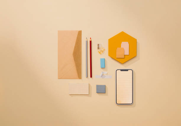 istock Back to School Still Life: a Neat Flat Lay Consisting of Various School/ Office-Related Objects and Technology 1278477310