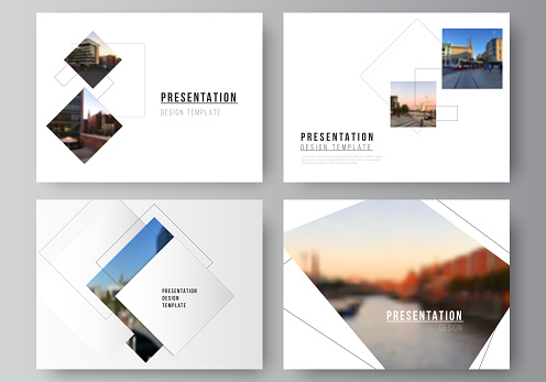 Draft Presentation Vector Layout Of The Presentation Slides Design Business Templates ...