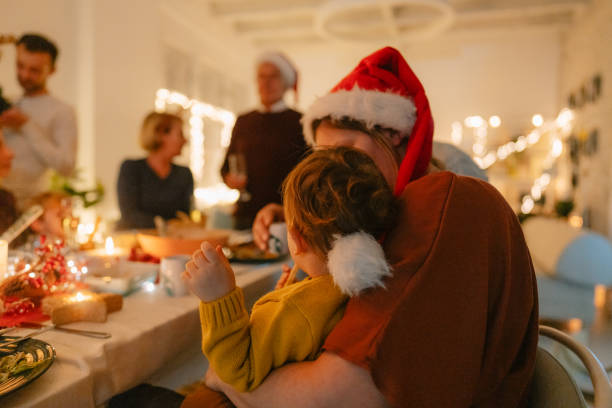 istock Multigenerational family celebrating Christmas at home 1278482080