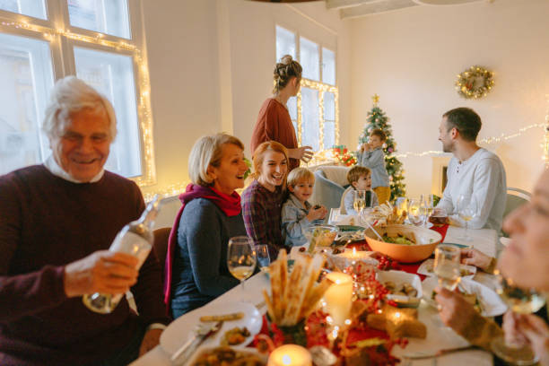 istock Multigenerational family celebrating December Holidays 1278486642