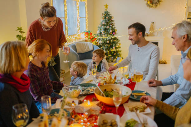 istock Multigenerational family celebrating December Holidays 1278486724
