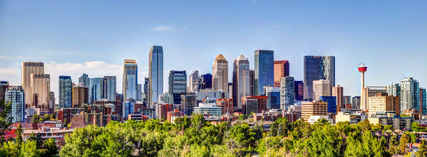 istock Panoramic view of the downtown Calgary skyline seen from the southwest 1278486852