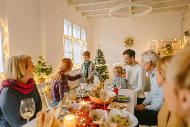 istock Multigenerational family celebrating December Holidays 1278486867