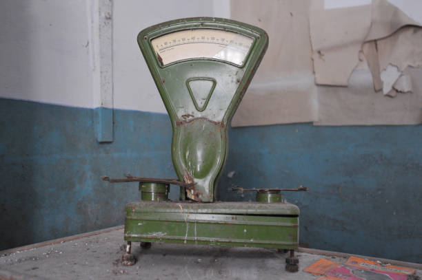 istock Old rusty scales in Chernobyl zone 1278487797