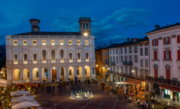 istock old center of the  Bergamo 1278487864