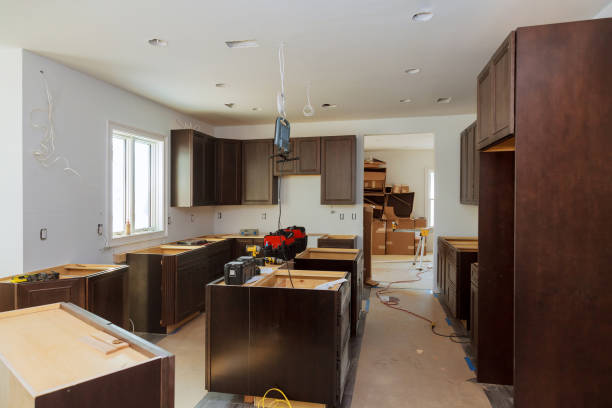 istock Installing new modern kitchen of preparing to custom installation process 1278490131