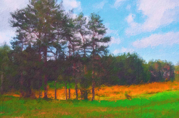istock Oil landscape painting 1278493790