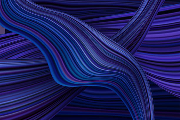 istock Abstract banner with colorful shapes. Fluid and wavy threads. 1278495176