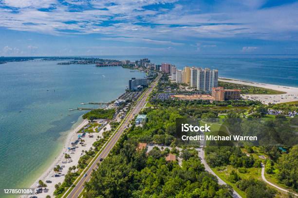 Florida Beach Aerial Stock Photo - Download Image Now - Florida - US State, Clearwater - Florida, St. Petersburg - Florida