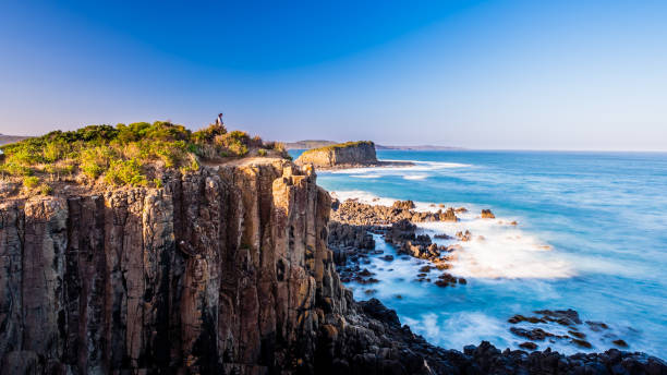View of seawater and stack island by Minnamurra Point