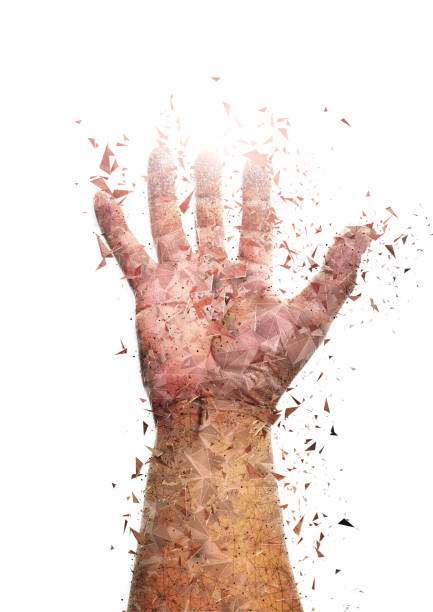 istock The cells in the palm divide and scatter 1278513486