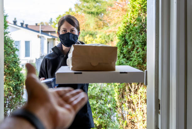istock Home Food Delivery during Pandemic Time 1278516196