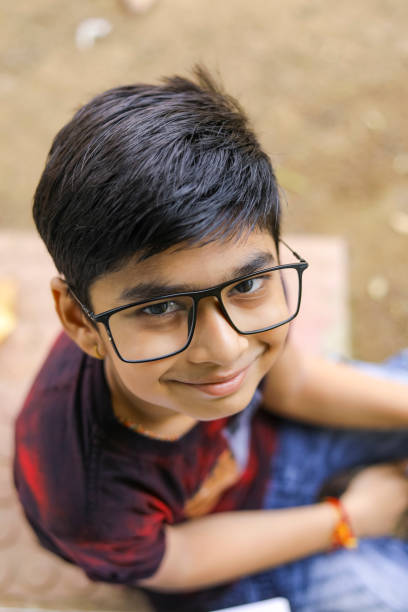 istock Cute little Indian / Asian boy wearing spectacles 1278521106