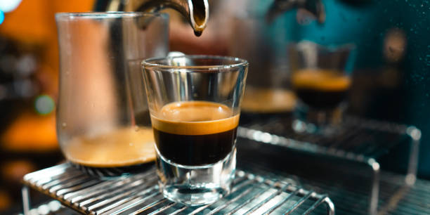 istock Expresso coffee from the machine In the coffee shop 1278525456