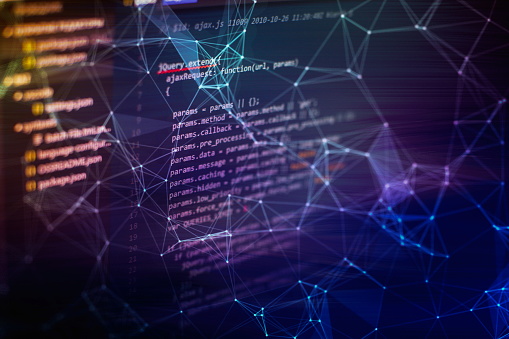 Notebook Closeup Photo Css Javascript And Html Usage Monitor Closeup Of ...
