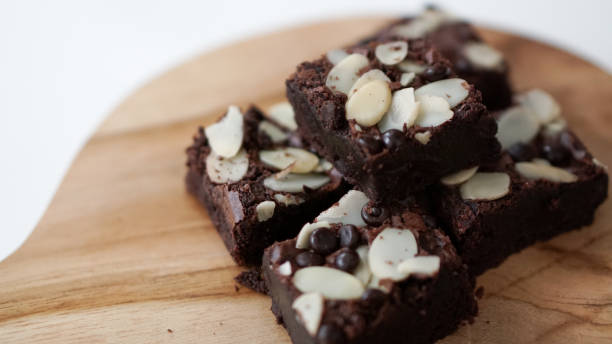 istock brownies or chocolate cake with nuts and chocolate 1278531425