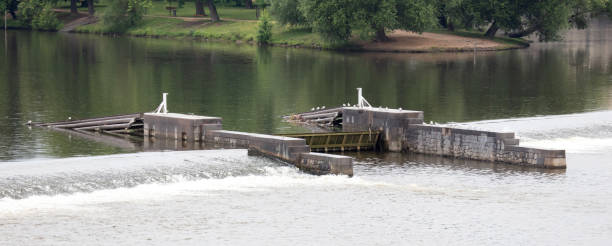 istock Dam on the river in Prague, Czech Republic 1278531928