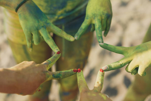 istock Summer star with friend's fingers 1278539613
