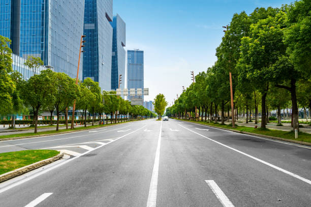 istock Highway and city modern architecture in nanjing,china 1278541285