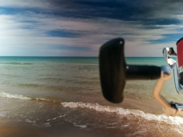 istock Fish Poles Close Ups Background Beach Sky Summer 1278542469