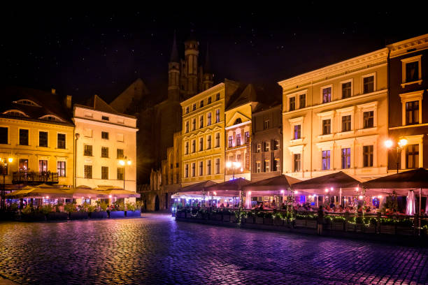 istock Holidays in Poland - Torun's Old Town by night 1278546344
