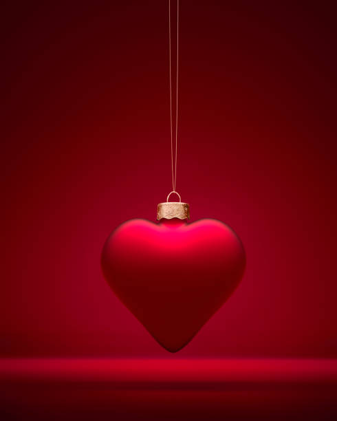 istock Red heart, Christmas decoration 1278555277