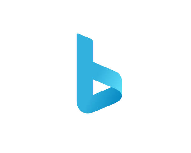 Letter B icon Letter B icon letter b illustrations stock illustrations