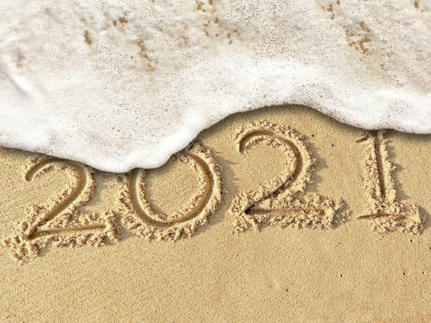 istock 2021 text writing on the beach sand erase by sea ocean wave 1278560360