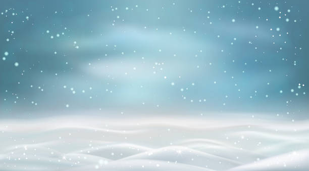 ilustraciones, imágenes clip art, dibujos animados e iconos de stock de tormenta de nieve y paisaje nevado - clima polar