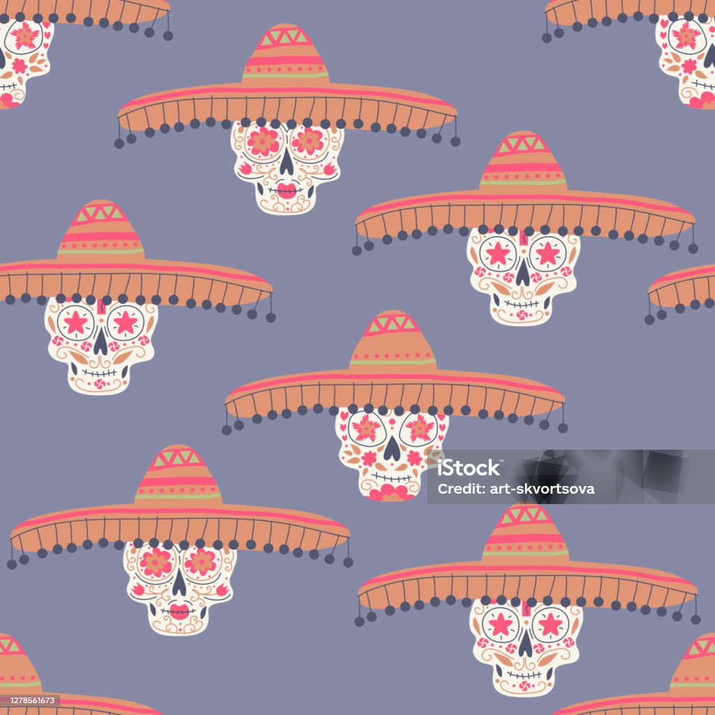 Ilustración de Patrón Mexicano Sin Costuras Con Calaveras Sombrero Fondo Vectorial De Diseño De Patrón Sin Costuras De Vacaciones Mexicanas Perfecto Para Fondos De Pantalla Rellenos De Patrones Fondos De Página Web Ilustración de Patrón Mexicano Sin Costuras Con Calaveras Sombrero Fondo Vectorial De Diseño De Patrón Sin Costuras De Vacaciones Mexicanas Perfecto Para Fondos De Pantalla Rellenos De Patrones Fondos De Página Web