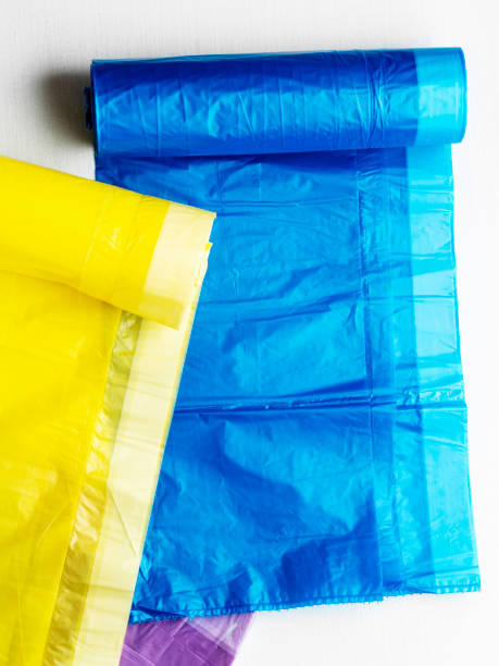 istock Colored garbage bags roll, Rubbish Bags Rolls, 1278561780