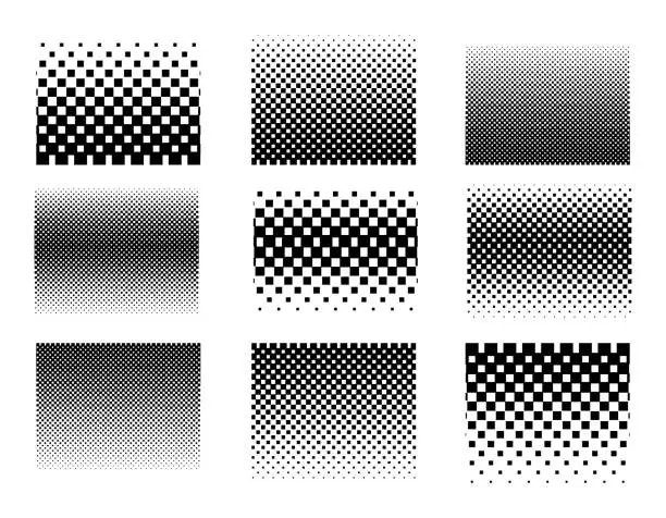 Vector illustration of Halftone