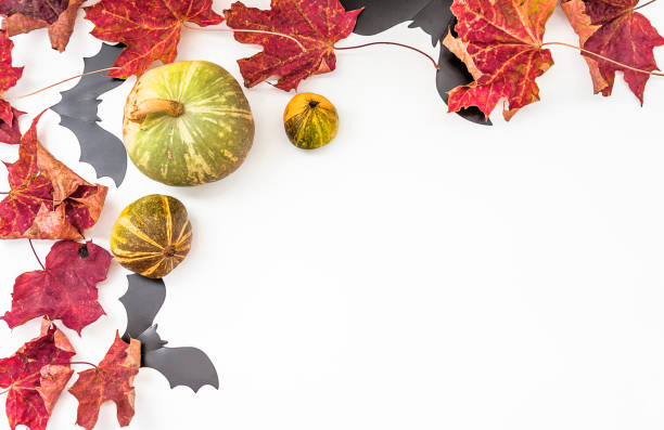 istock Autumn and halloween greeting card 1278569547
