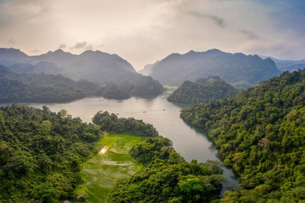 istock typical Vietnamese landscape in spring in Ba Be Lake 1278572670