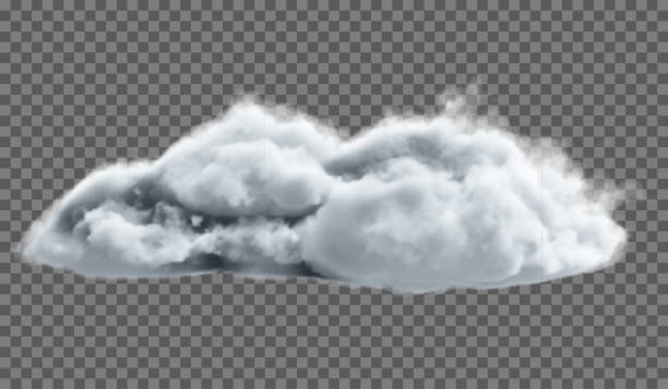 istock eps10. Transparent special effect stands out with fog or smoke. White cloud vector, fog or smog 1278573719