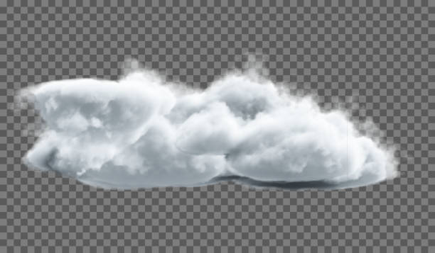 istock eps10. Transparent special effect stands out with fog or smoke. White cloud vector, fog or smog 1278573726