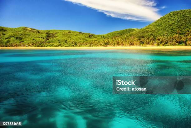 Turquoise Water Stock Photo - Download Image Now - Fiji, Island, Beach