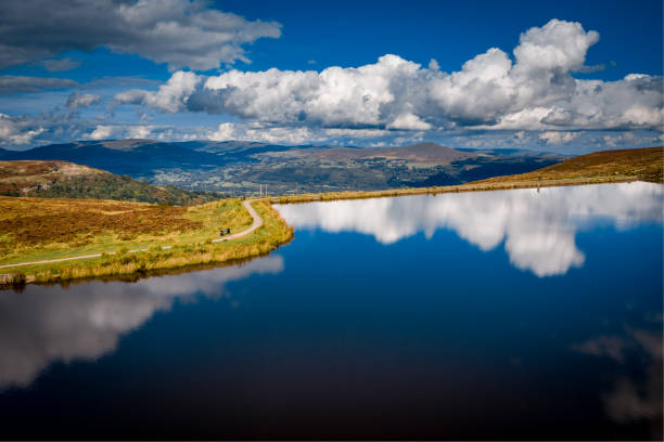 Dramatic view from the summit of Cadair Idris -  Snowdonia national park, Wales