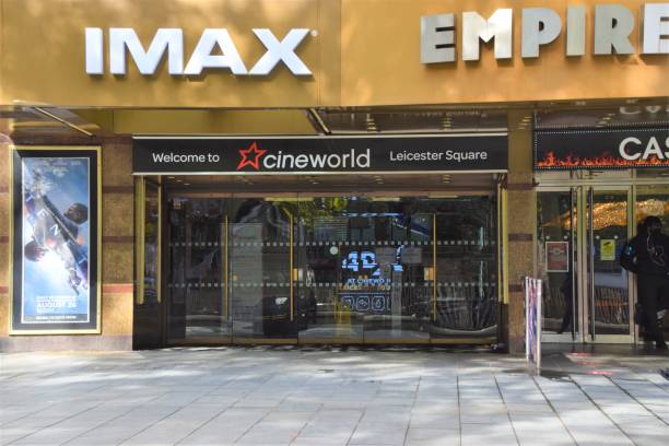 cineworld empire cinema, leicester square, london - empire cinema stock-fotos und bilder