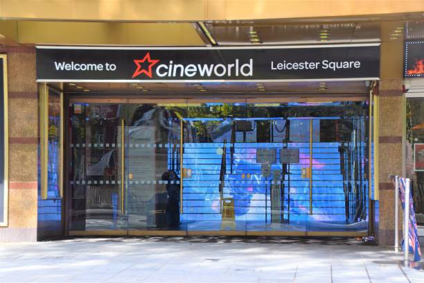 cineworld empire cinema, leicester square, london - empire cinema stock-fotos und bilder