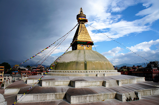 Boudhanath is a stupa in Kathmandu, Nepal