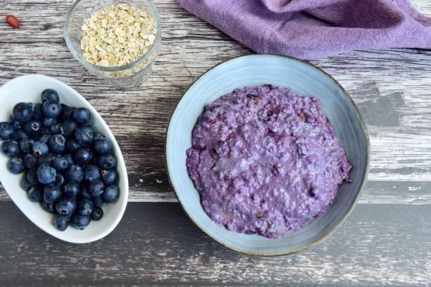 istock Blueberry Overnight Oats for Breakfast 1278592157
