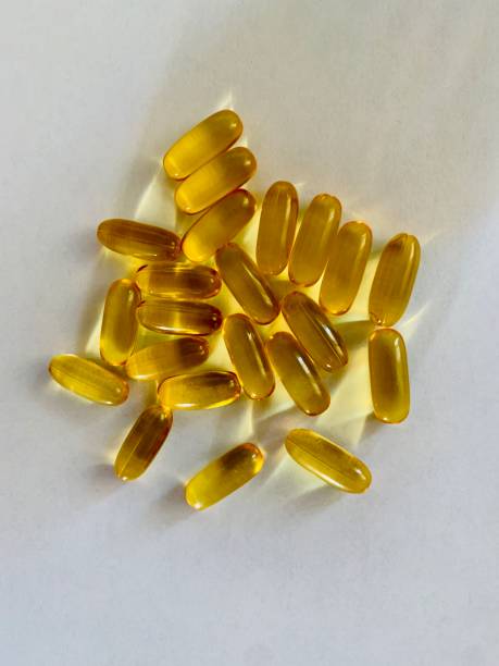 istock Capsules pills vitamins on white background 1278592295