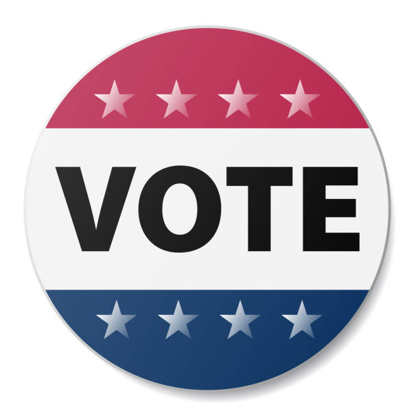 istock red and blue VOTE sticker or sign isolated on white 1278593608