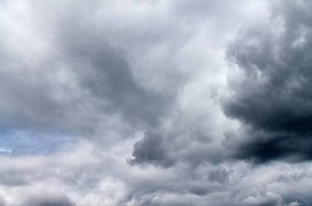 istock Stunning mixed cloud formation panorama in a summer sky 1278597401