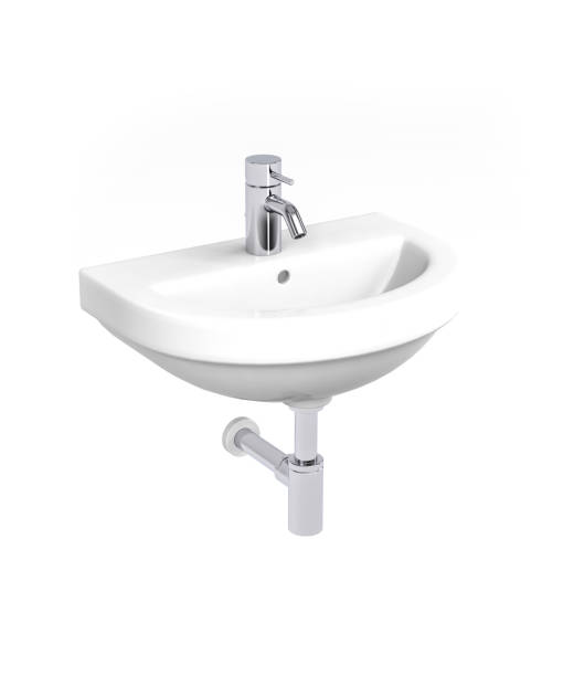 istock White sink with faucet 1278598769