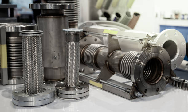 istock Stainless steel flexible hose and expansion joint 1278599124