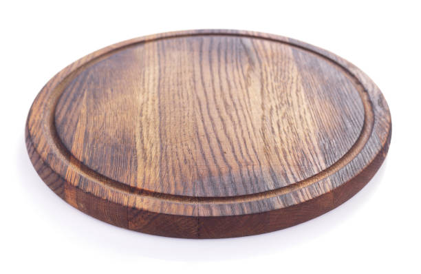 istock pizza cutting wooden board  isolated on white 1278599218